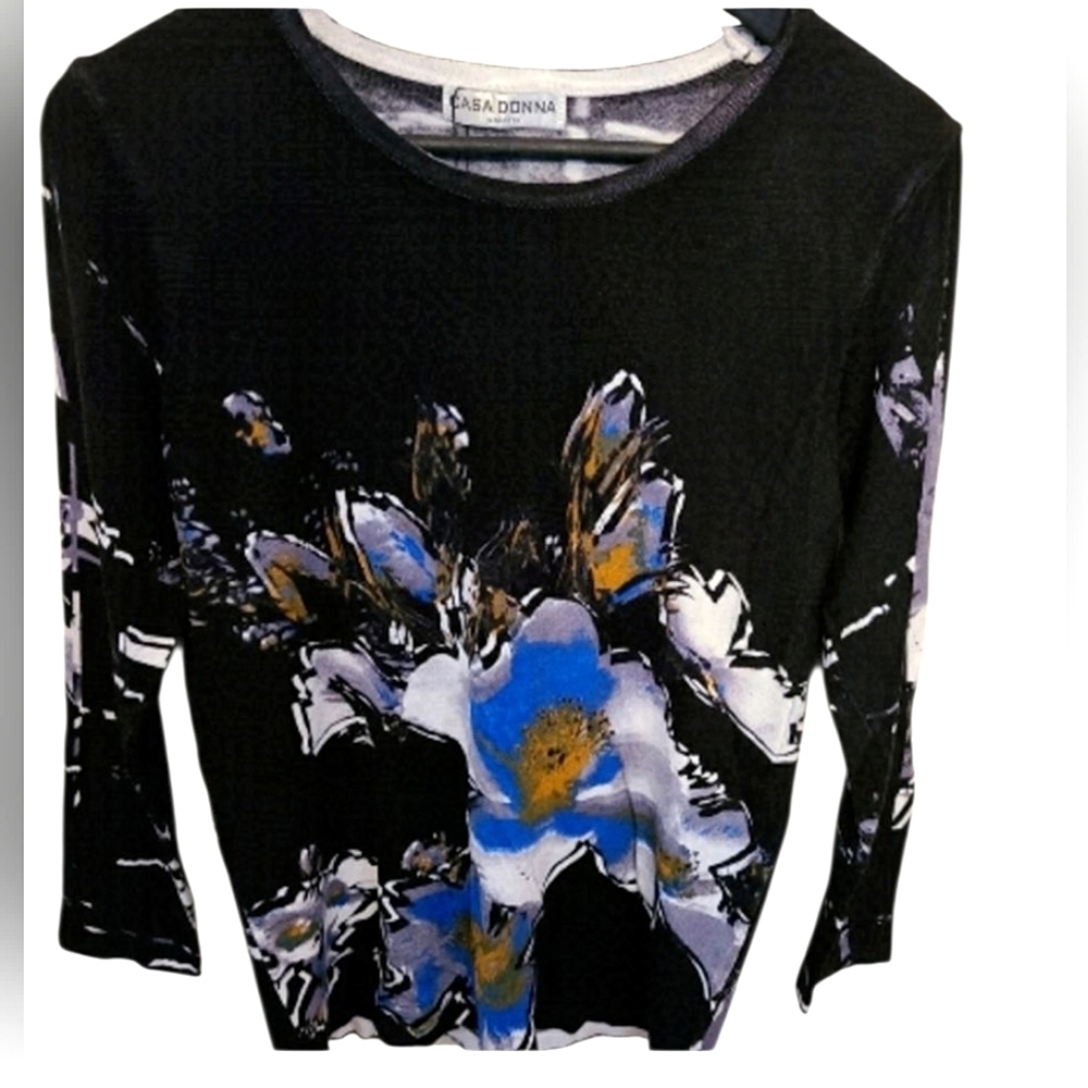 CASA DONNA 3/4 Sleeve Sweater Size Large NWT